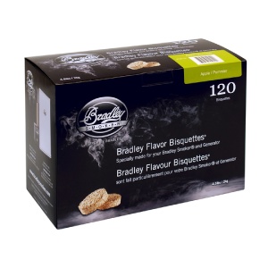 Bradley Smoker Udící briketky Jabloň - 120ks - Supergrily.cz