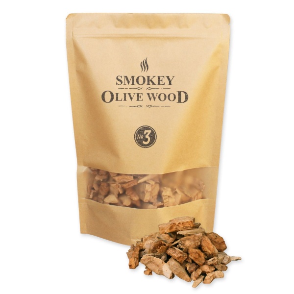 Dřevěné lupínky Smokey Olive Wood z olivovníku - Supergrily.cz