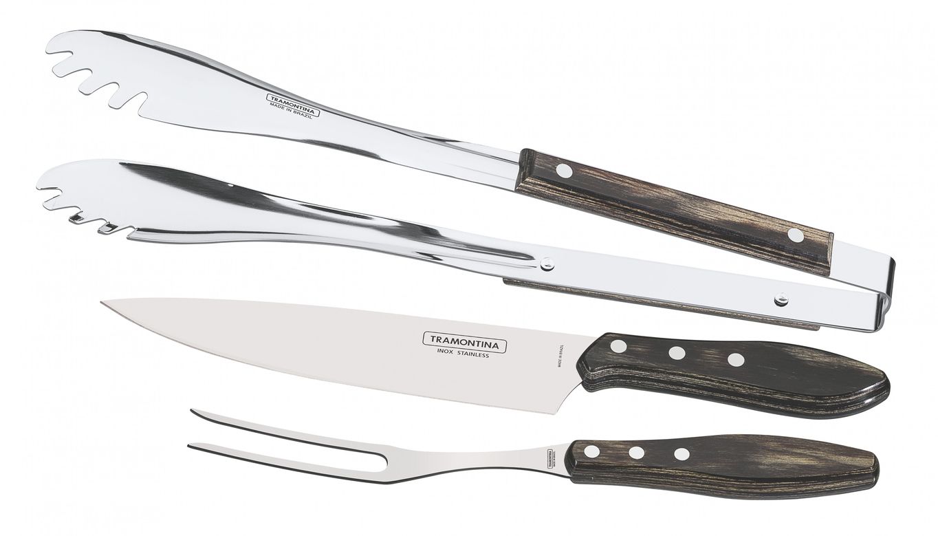 Tramontina Churrasco Třídílná grilovací sada Tramontina - Supergrily.cz Tramontina Churrasco Třídílná grilovací sada Tramontina - Supergrily.cz