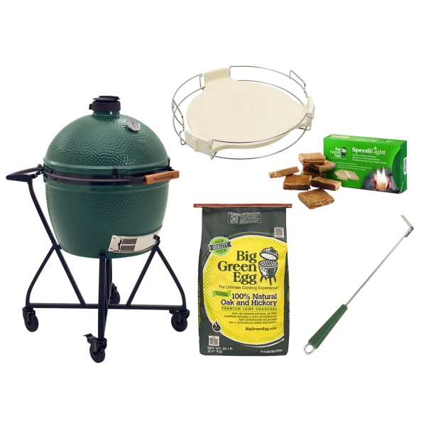 Keramický gril Big Green Egg XLarge - balíček "Easy start" - Supergrily.cz