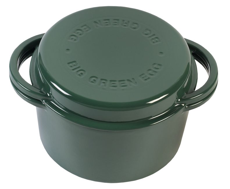Smaltovaný litinový hrnec Big Green Egg 4 l - Supergrily.cz