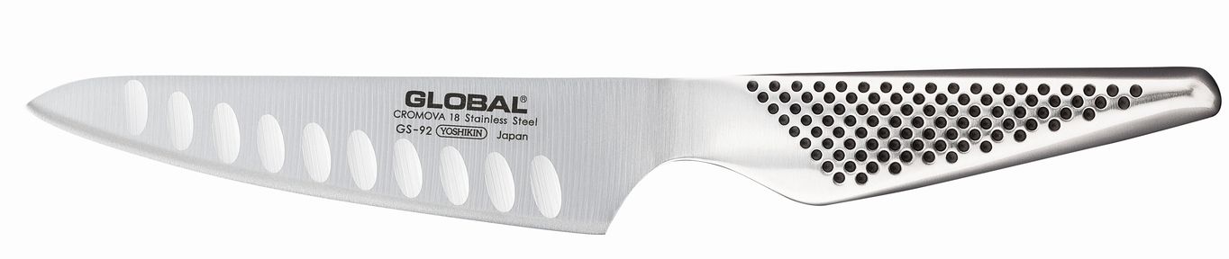 Japonský kuchyňský nůž s prolisy Global GS-92 Japonský kuchyňský nůž s prolisy Global GS-92