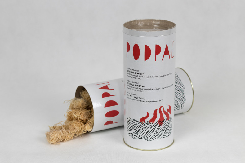 PODPAL Ekologický podpalovač z dřevité vlny PODPAL Ekologický podpalovač z dřevité vlny
