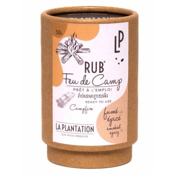 La Plantation Fire Camp rub - grilovací koření 50g tubus - Supergrily.cz