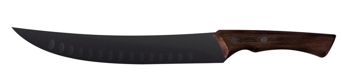Řeznický nůž Tramontina Churrasco Black FSC 25 cm - Supergrily.cz Řeznický nůž Tramontina Churrasco Black FSC 25 cm - Supergrily.cz
