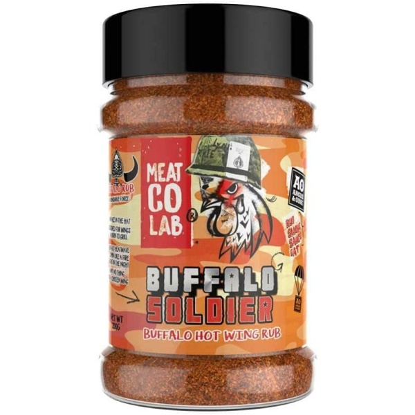 Grilovací koření Angus & Oink Buffalo Soldier 200 g - Supergrily.cz