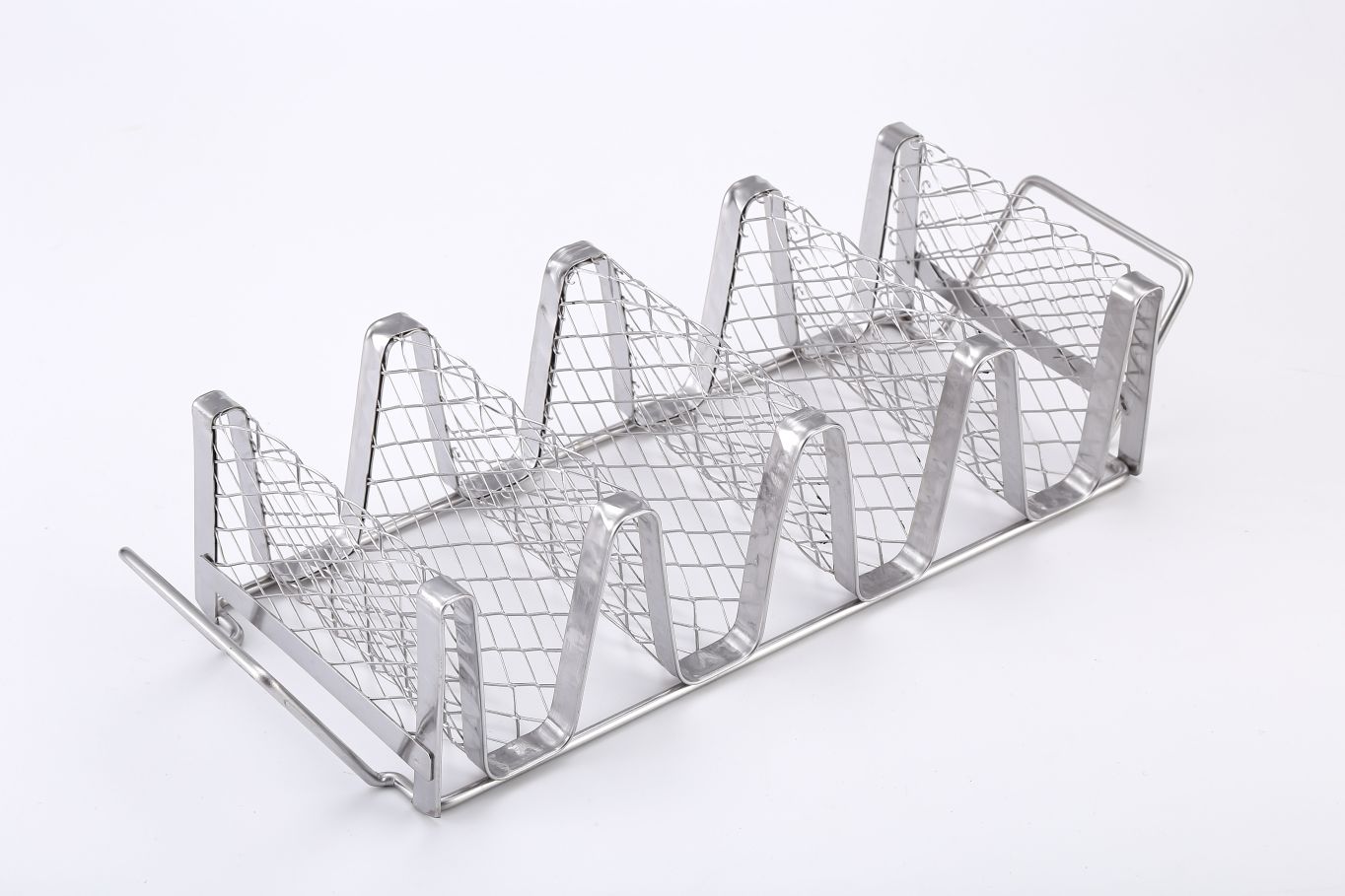 Nerezový stojan na tacos - Supergrily.cz Nerezový stojan na tacos - Supergrily.cz