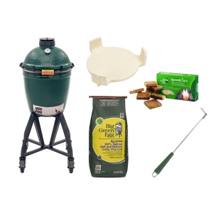 Keramický gril Big Green Egg Medium - balíček "Easy start" - Supergrily.cz