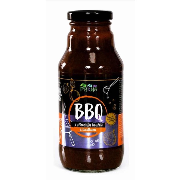The Pelikans BBQ omáčka se švestkami a přírodním tekutým kouřem