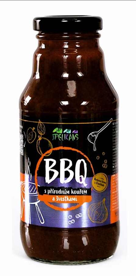 The Pelikans BBQ omáčka se švestkami a přírodním tekutým kouřem The Pelikans BBQ omáčka se švestkami a přírodním tekutým kouřem