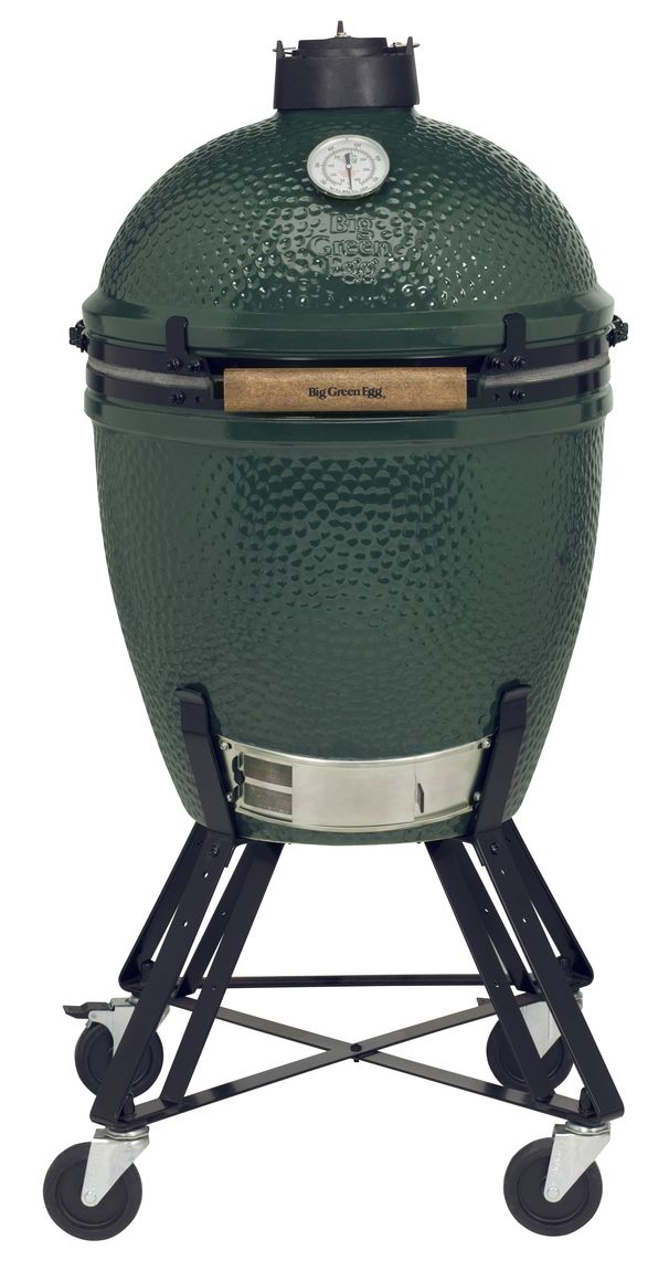 Keramický gril Big Green Egg Large s pojízdným stojanem - Supergrily.cz Keramický gril Big Green Egg Large s pojízdným stojanem - Supergrily.cz