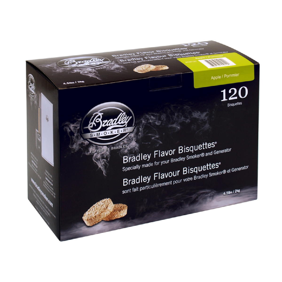 Bradley Smoker Udící briketky Jabloň - 120ks - Supergrily.cz Bradley Smoker Udící briketky Jabloň - 120ks - Supergrily.cz