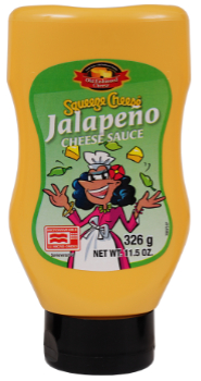 Sýrová omáčka Jalapeno Squeeze Cheese - Supergrily.cz Sýrová omáčka Jalapeno Squeeze Cheese - Supergrily.cz