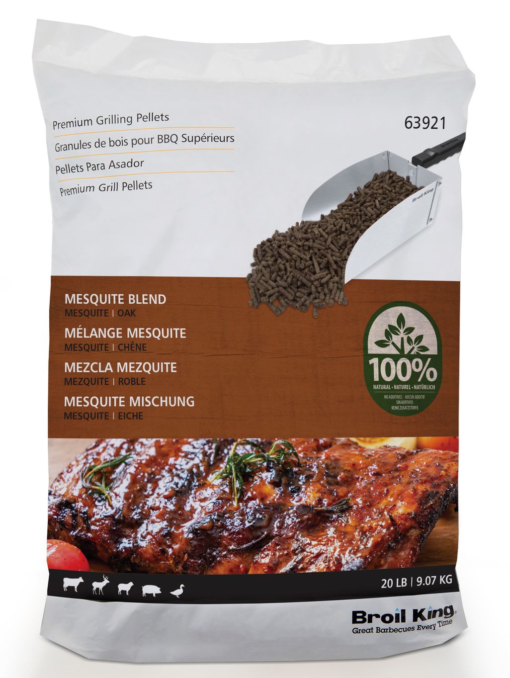 Pelety na grilování Broil King Mesquite Pelety na grilování Broil King Mesquite