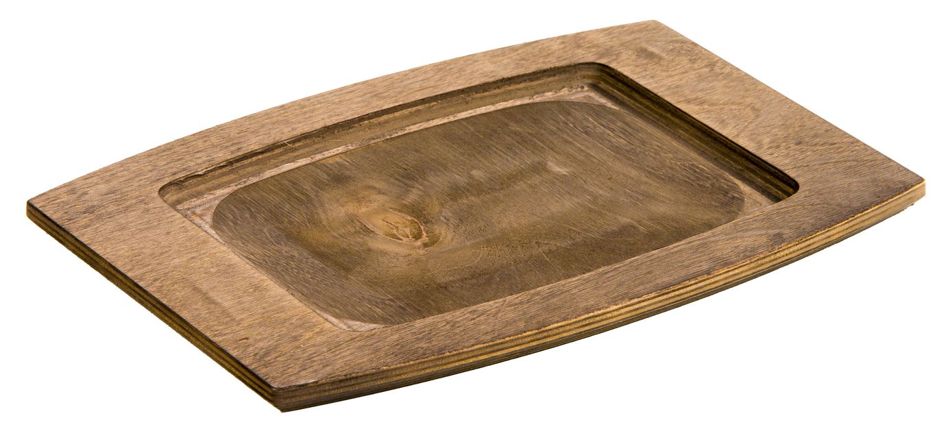 Dřevěná podložka pod litinový plech Lodge 30 x 20 cm - Supergrily.cz
