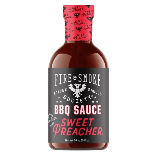 Fire & Smoke BBQ omáčka Fire&Smoke Sweet Preacher