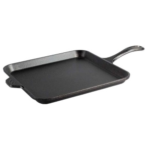 Čtvercová nízká litinová pánev Lodge - Supergrily.cz