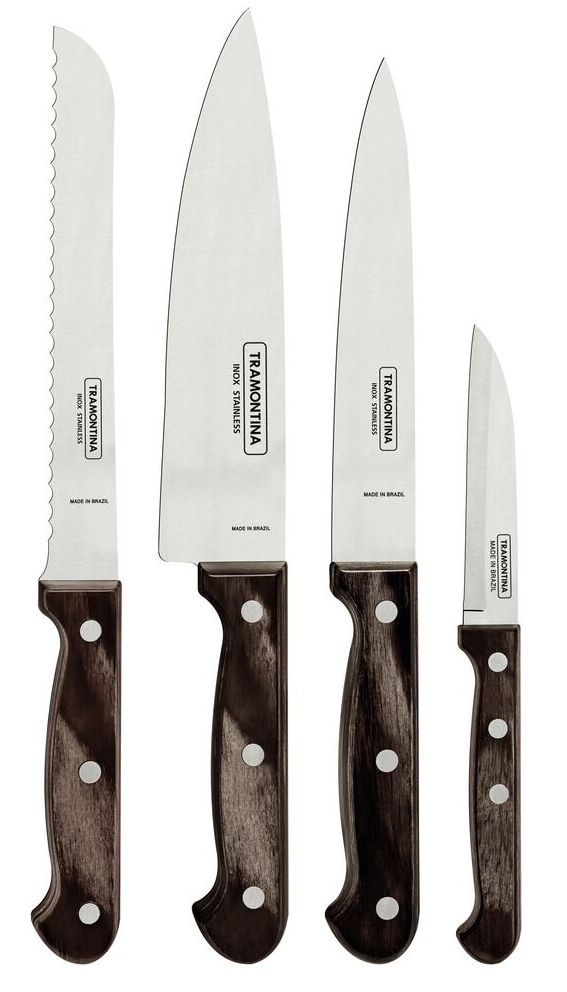 Tramontina Churrasco Sada kuchyňských nožů Tramontina Polywood 4ks