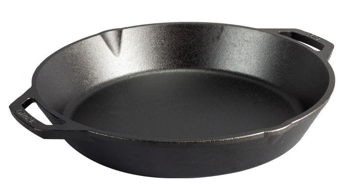 Litinová pánev Lodge 34 cm se dvěma madly - Supergrily.cz