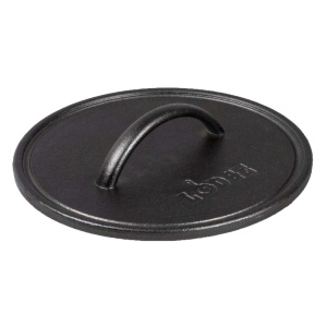 Kruhový litinový lis na hamburgery Lodge 20 cm - Supergrily.cz