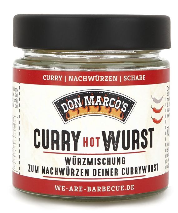 Don Marco´s BBQ Kořenící směs Don Marco´s Curry Wurst HOT