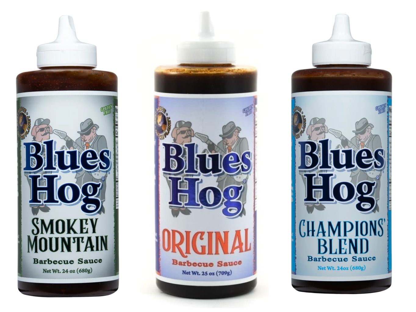BBQ omáčky Blues Hog 3 ks - Supergrily.cz