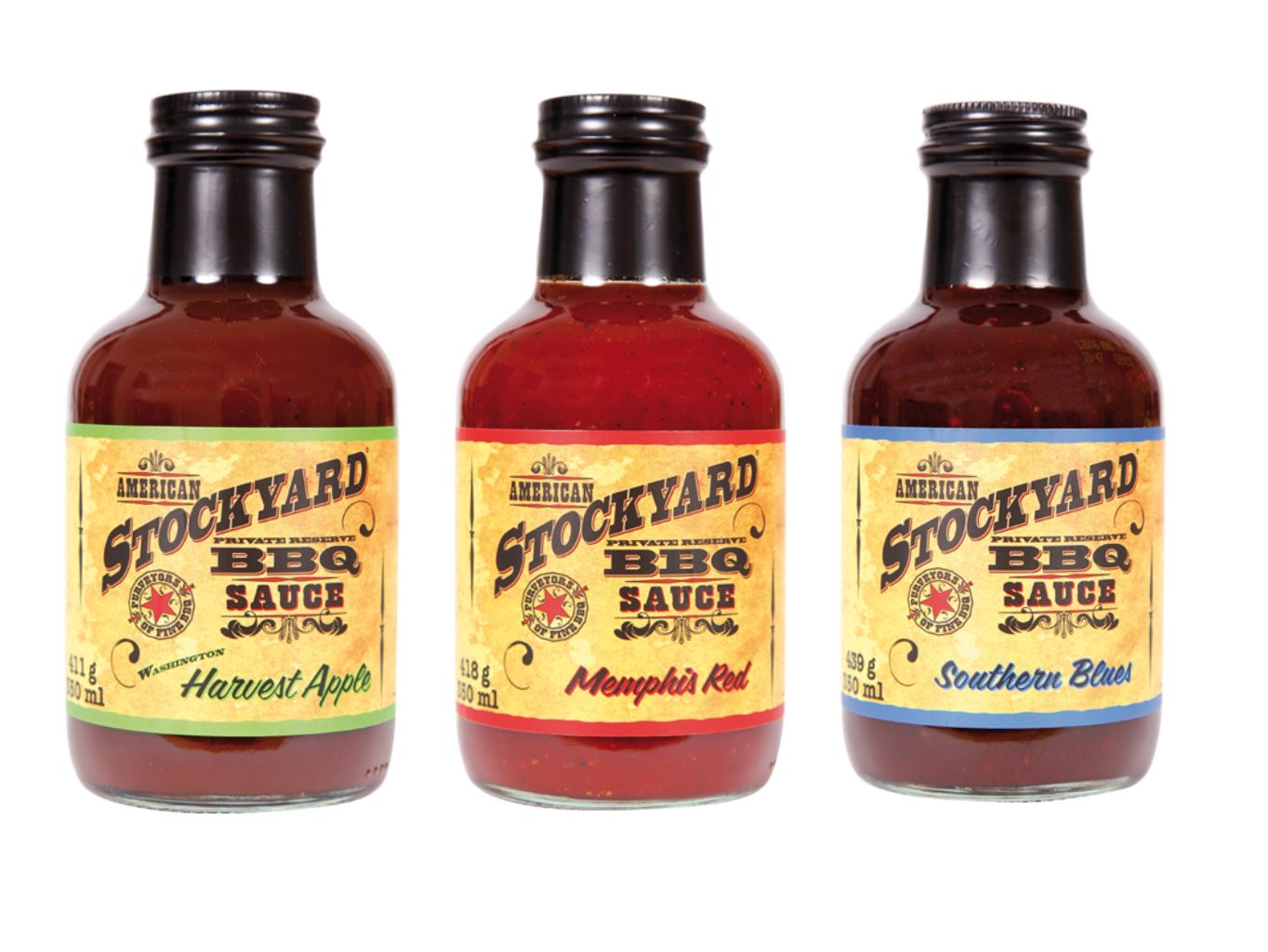 BBQ omáčky Stockyard 3 ks - Supergrily.cz