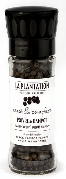 La Plantation Kampotský pepř černý celý 60 g mlýnek - Supergrily.cz La Plantation Kampotský pepř černý celý 60 g mlýnek - Supergrily.cz