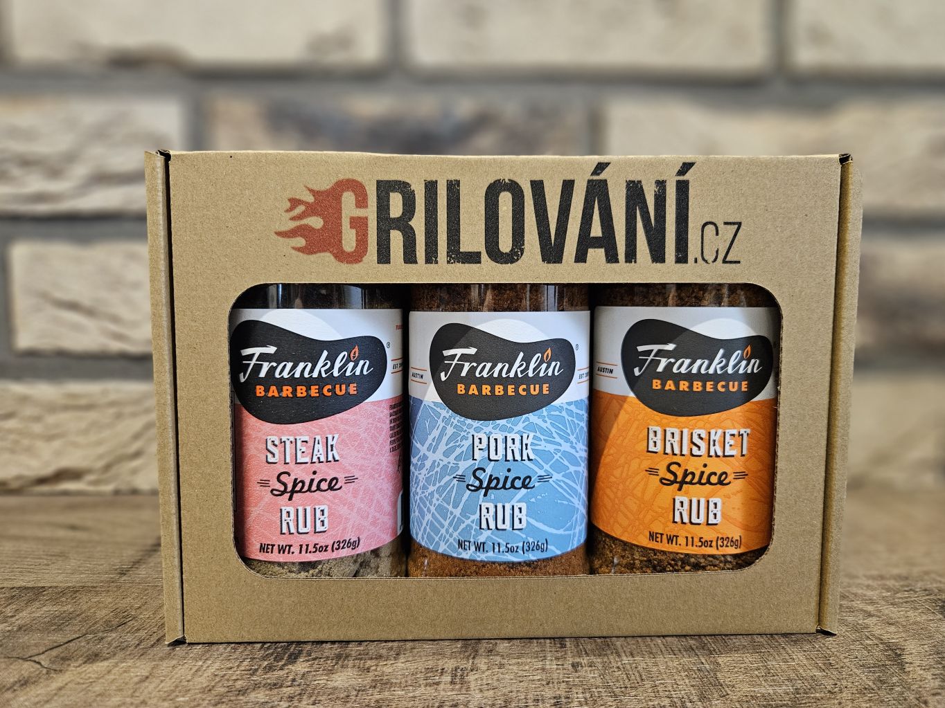 Sada grilovacího koření Franklin Barbecue v dárkové krabičce - Supergrily.cz