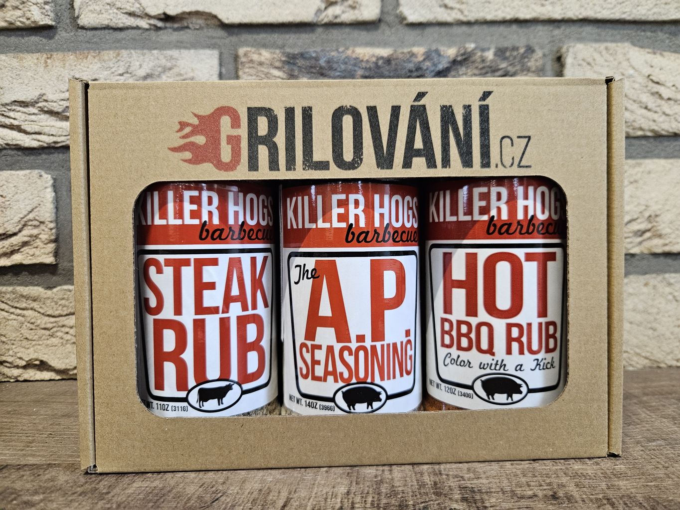 Sada grilovacího koření Killer Hogs v dárkové krabičce - Supergrily.cz
