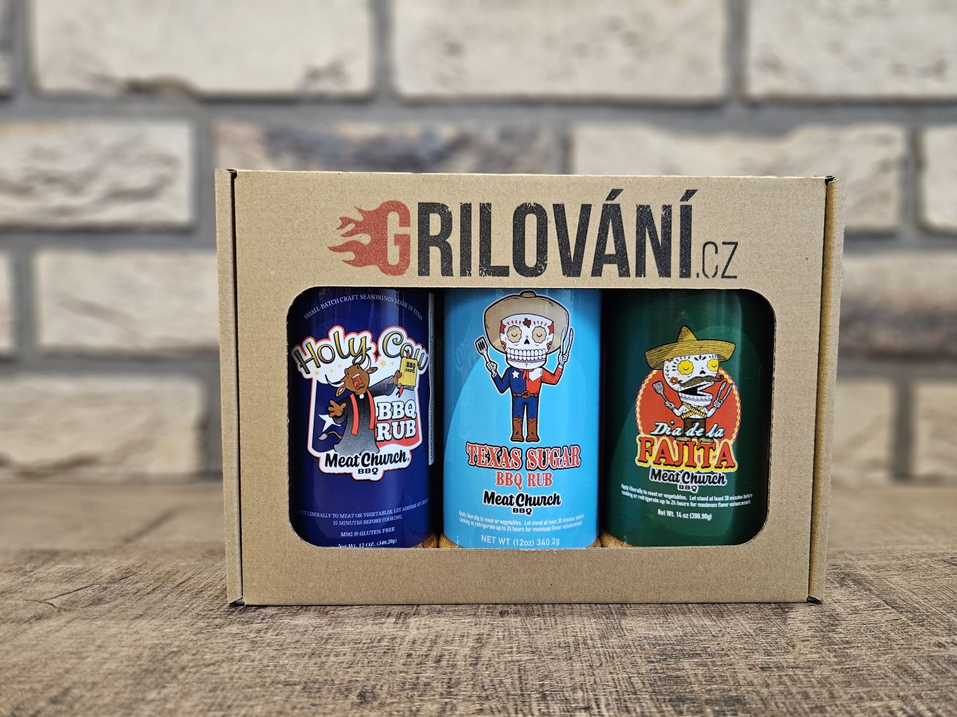 Sada BBQ koření Meat Church v dárkové krabičce - Supergrily.cz