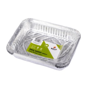 SOLO Obdélníková BBQ miska 1050 ml / 5 ks - Supergrily.cz