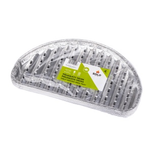 SOLO Půlkulatý grilovací tácek 33 x 19 x 2 cm / 5 ks - Supergrily.cz