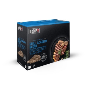 Weber dřevěné přírodní pelety – Směs Grill Academy