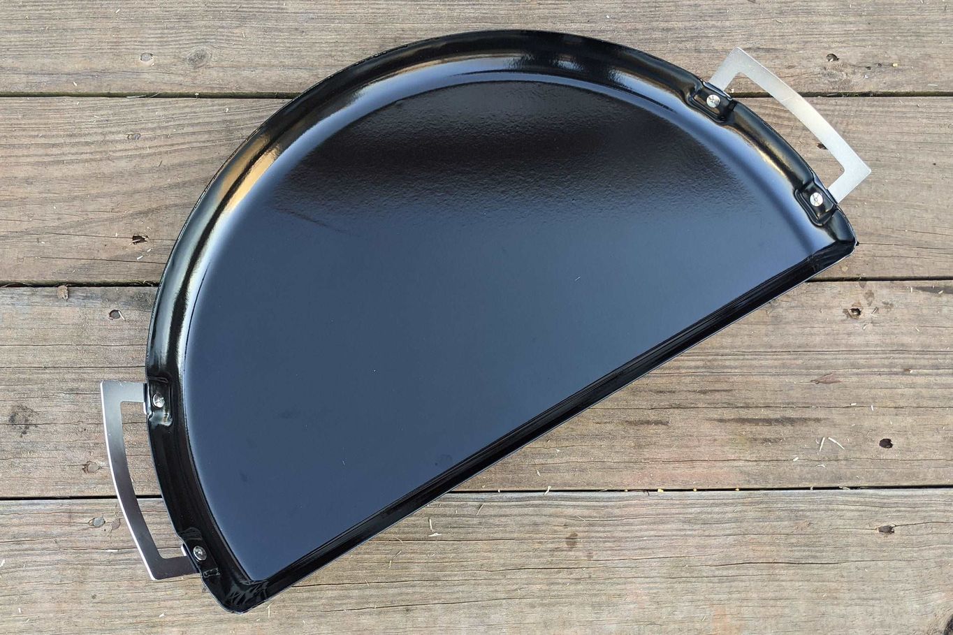 SnS Grill SnS smaltovaná odkapávací miska do kotlového grilu 57 cm - Supergrily.cz