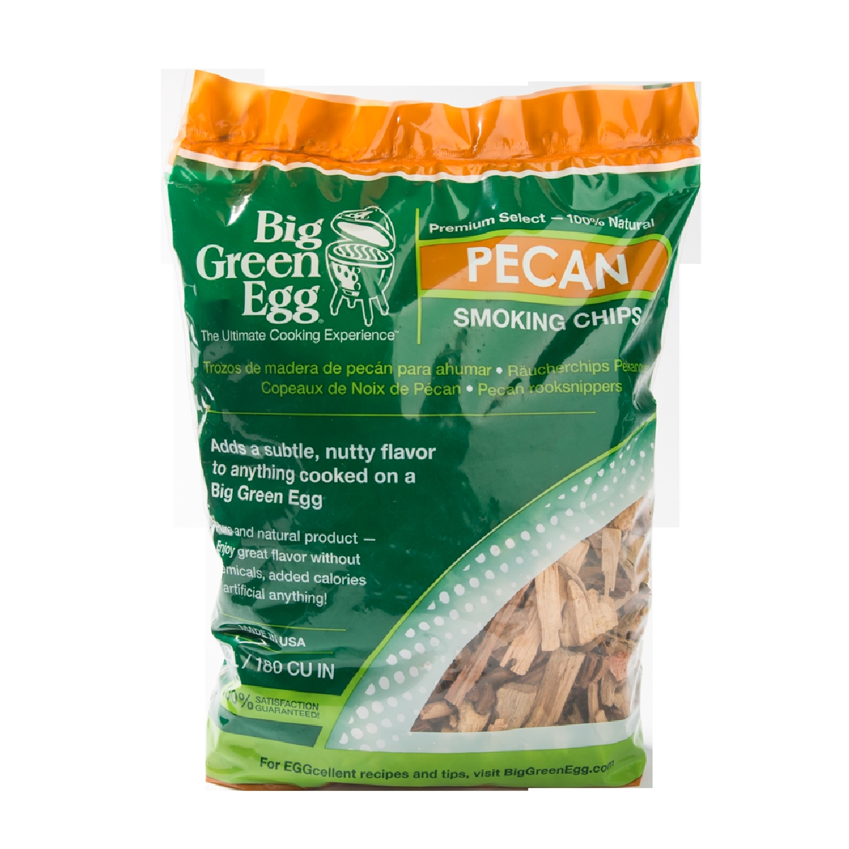 Dřevěné štěpky na uzení Big Green Egg - Pekanový ořech - Supergrily.cz Dřevěné štěpky na uzení Big Green Egg - Pekanový ořech - Supergrily.cz