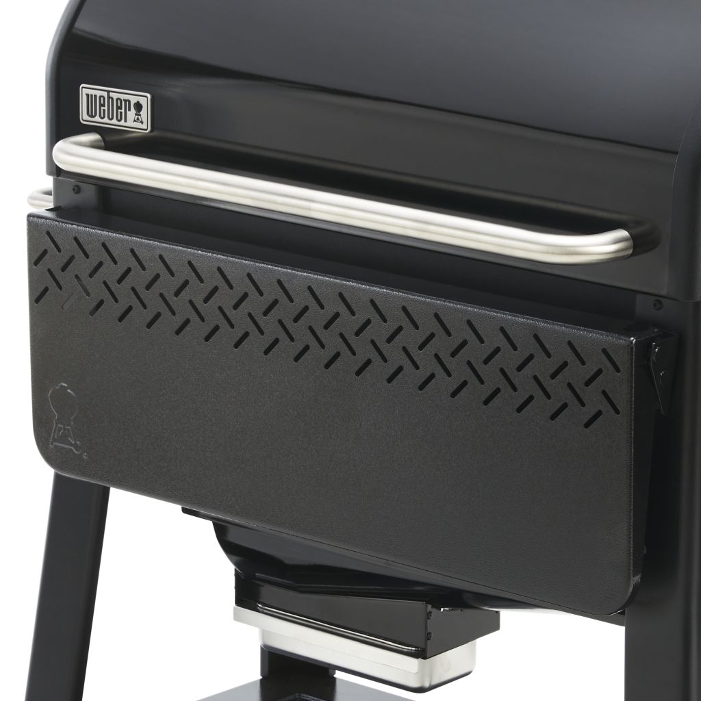 Čelní sklápěcí polička k peletovému grilu Weber Searwood XL - Supergrily.cz