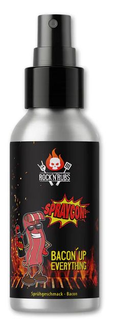 Rock'n'Rubs SPRAYCON - tekuté aroma ve spreji s příchutí slaniny