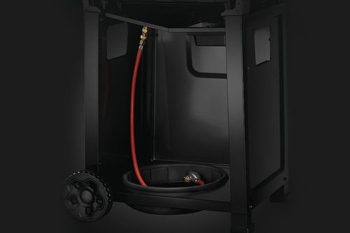 Plynový gril Napoleon Freestyle 365 - prostor na láhev