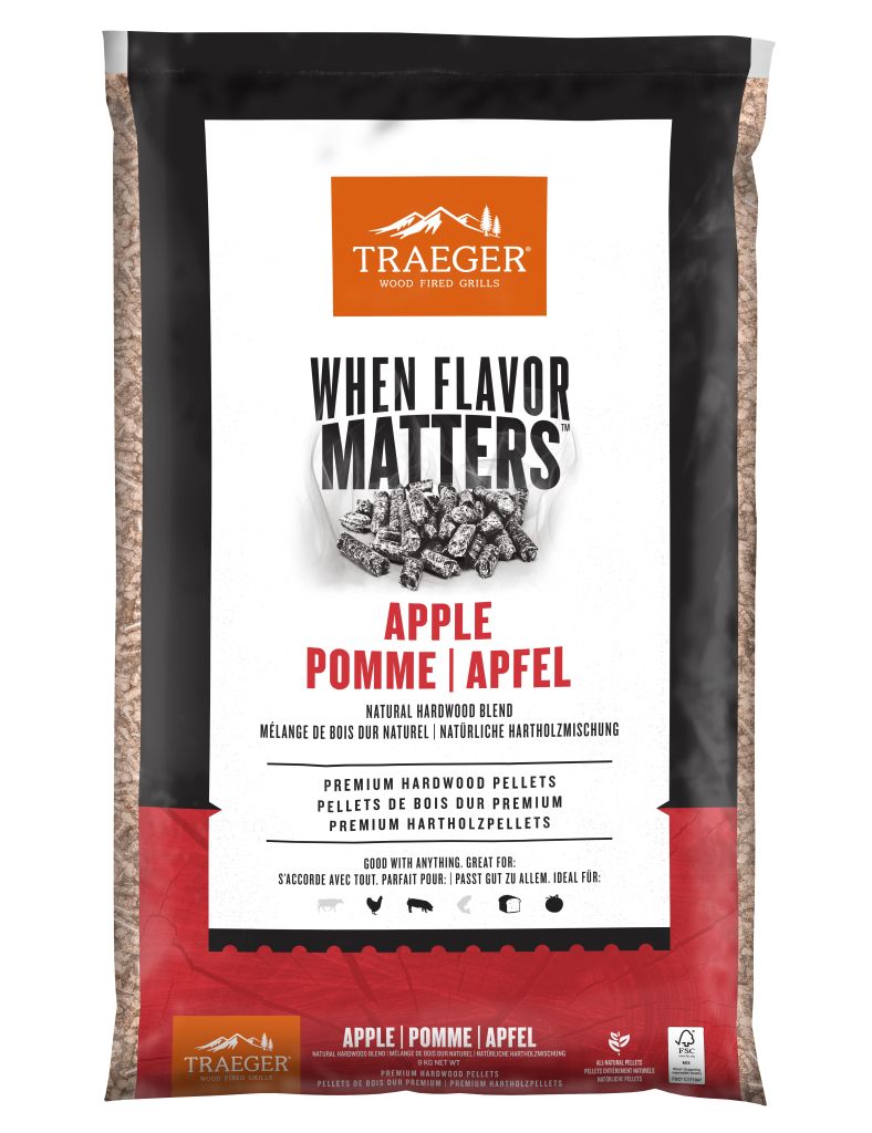 Dřevěné BBQ pelety Traeger - JABLOŇ