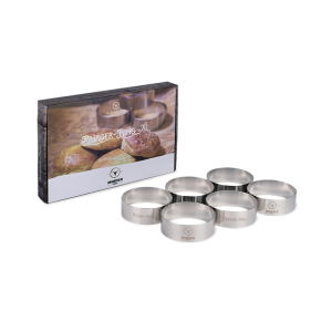 Moesta BBQ Sada nerezových kroužků na pečení burger bulek