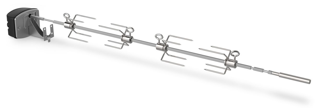 Otáčecí el. špíz pro plynové grily Weber Genesis 400 série a peletový gril Searwood XL - Supergrily.cz